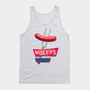 Vintage Wolfy's Neon Tank Top